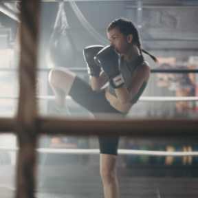 woman muay thai fitness training azabujuban